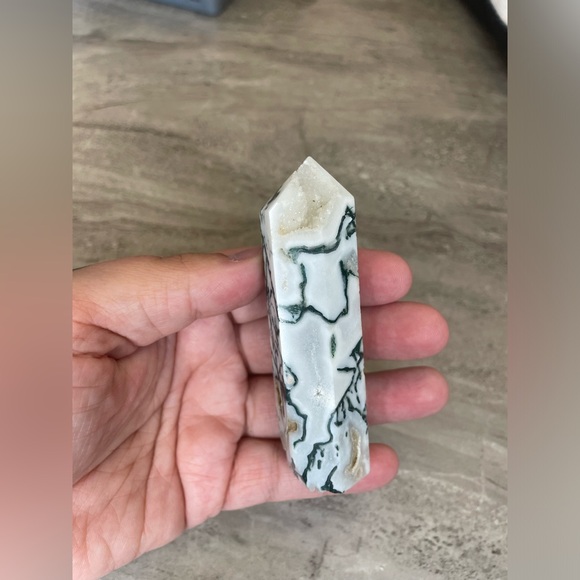 Tree Agate Crystal Tower - Picture 2 of 3